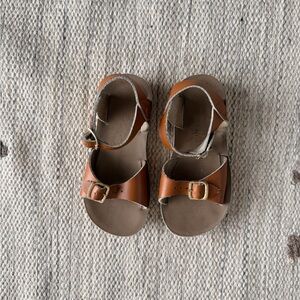 Salt Water Sandals by Hoy Tan Leather Kids Sandals